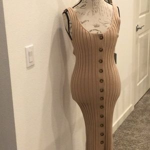 NWT forever 21 beige Sweater dress